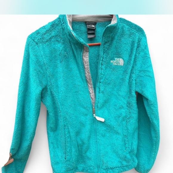 The North Face Turquoise Fleece Jacket - Picture 1 of 1